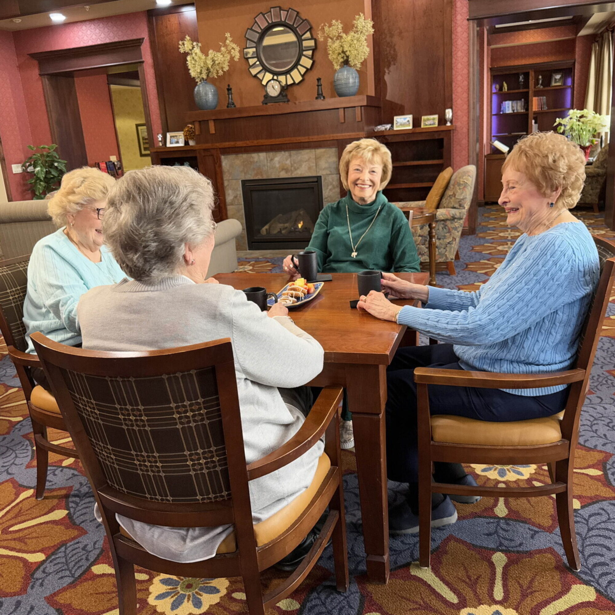 Residents Enjoying Coffee 1600